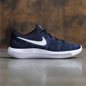 Nike Women's LunarEpic Low Flyknit in Black/White/Dark Purple Dust